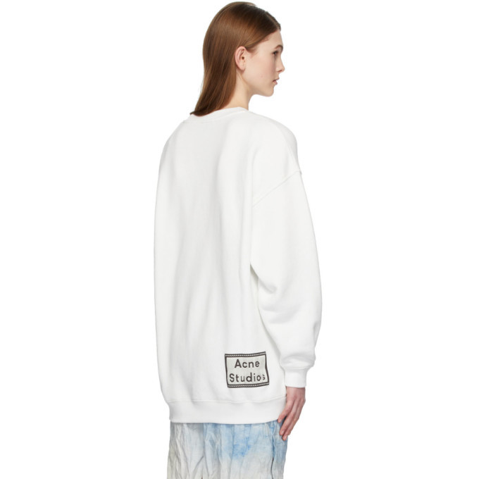 acne studios reverse label sweatshirt