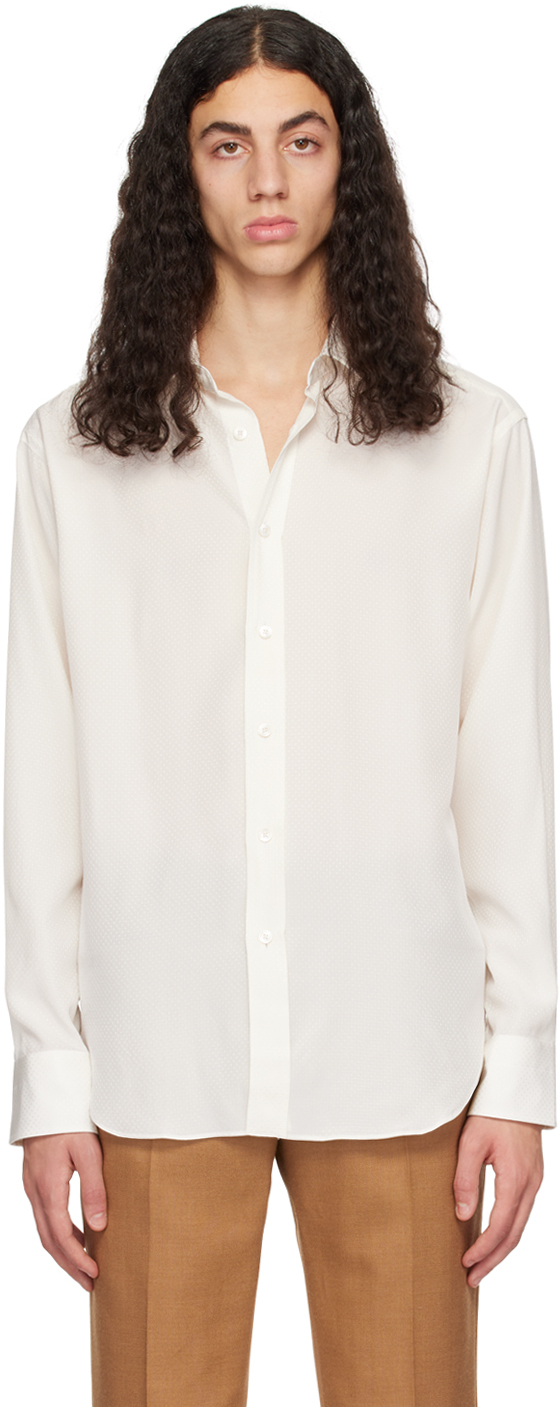 TOM FORD White Dotted Shirt TOM FORD