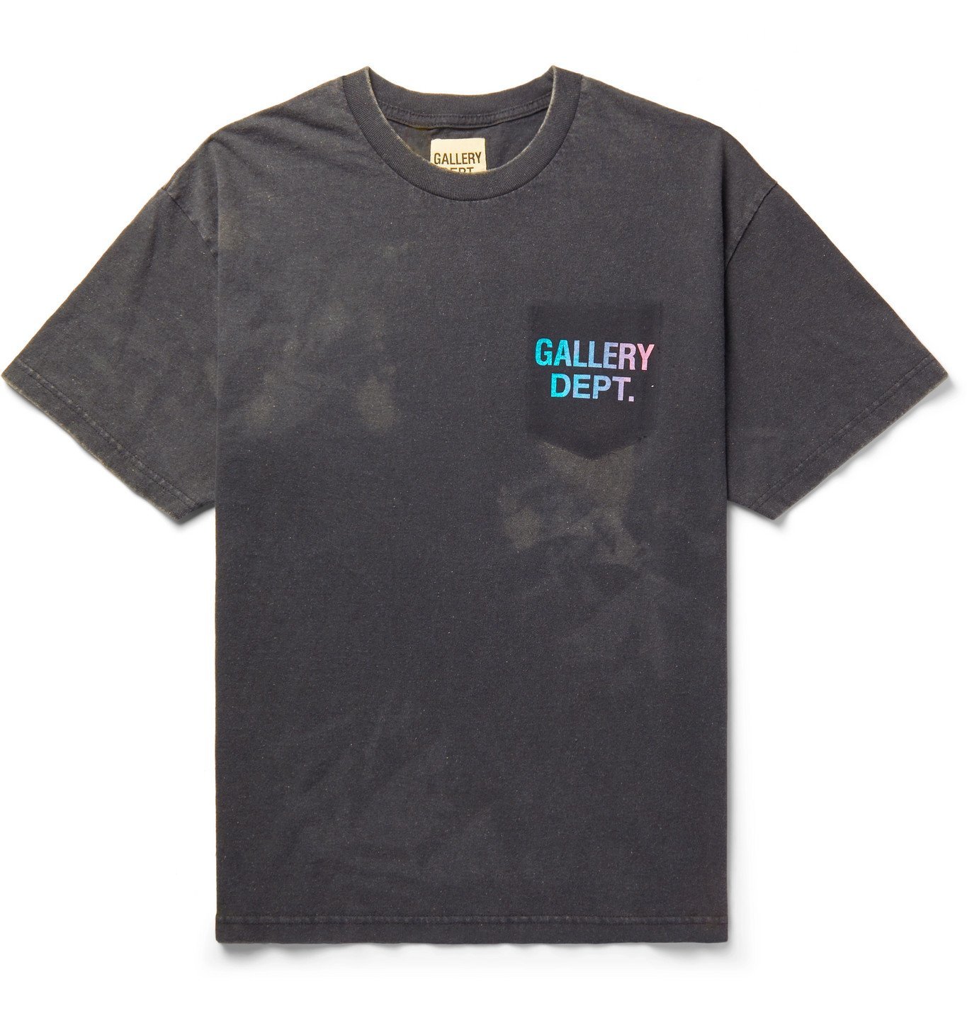 Gallery Dept. - Boardwalk Logo-Print Distressed Cotton-Jersey T-Shirt ...