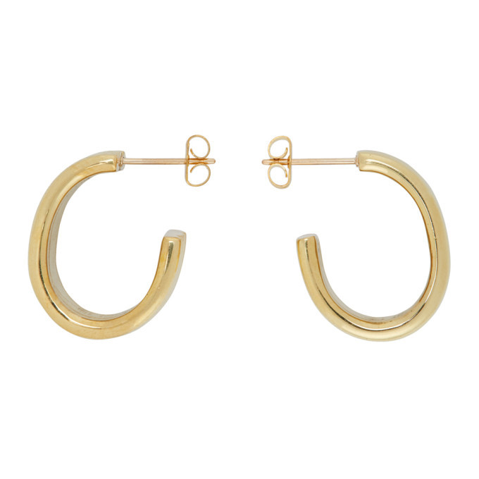 Laura Lombardi Gold Neda Earrings Laura Lombardi