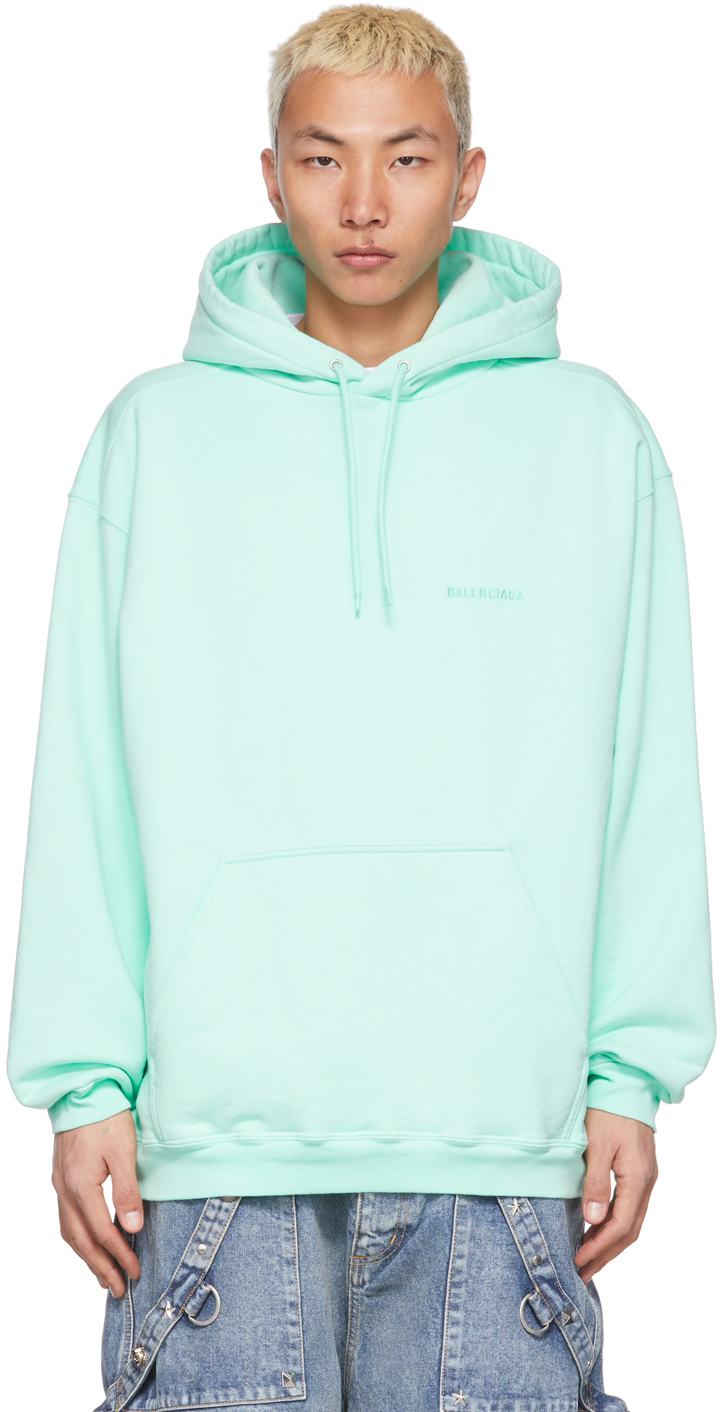 green balenciaga hoodie