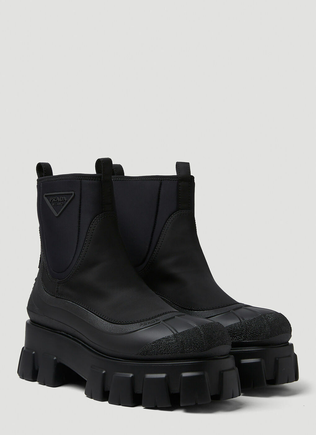 prada duck boots