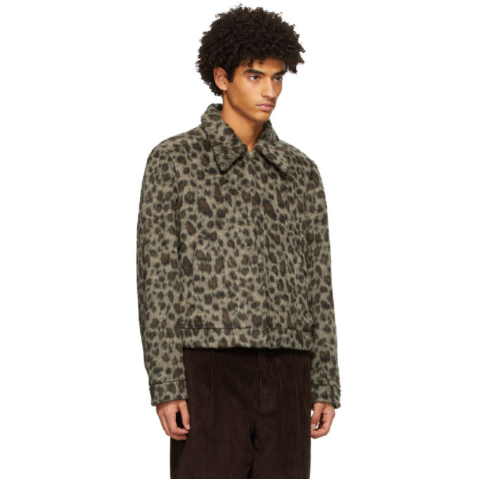 Second/Layer Brown and Black Filero Leopard Jacket Second/Layer