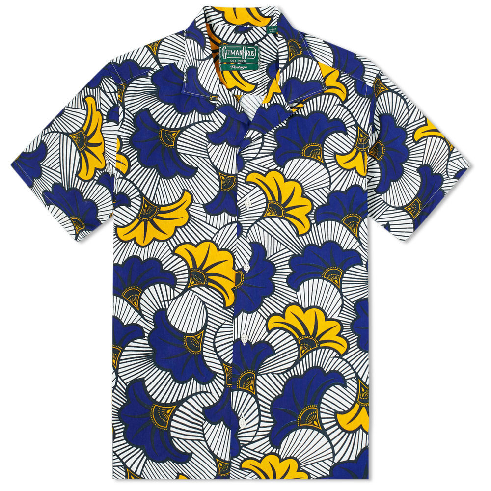 Gitman Vintage Camp Collar Dockside Print Shirt Gitman Vintage