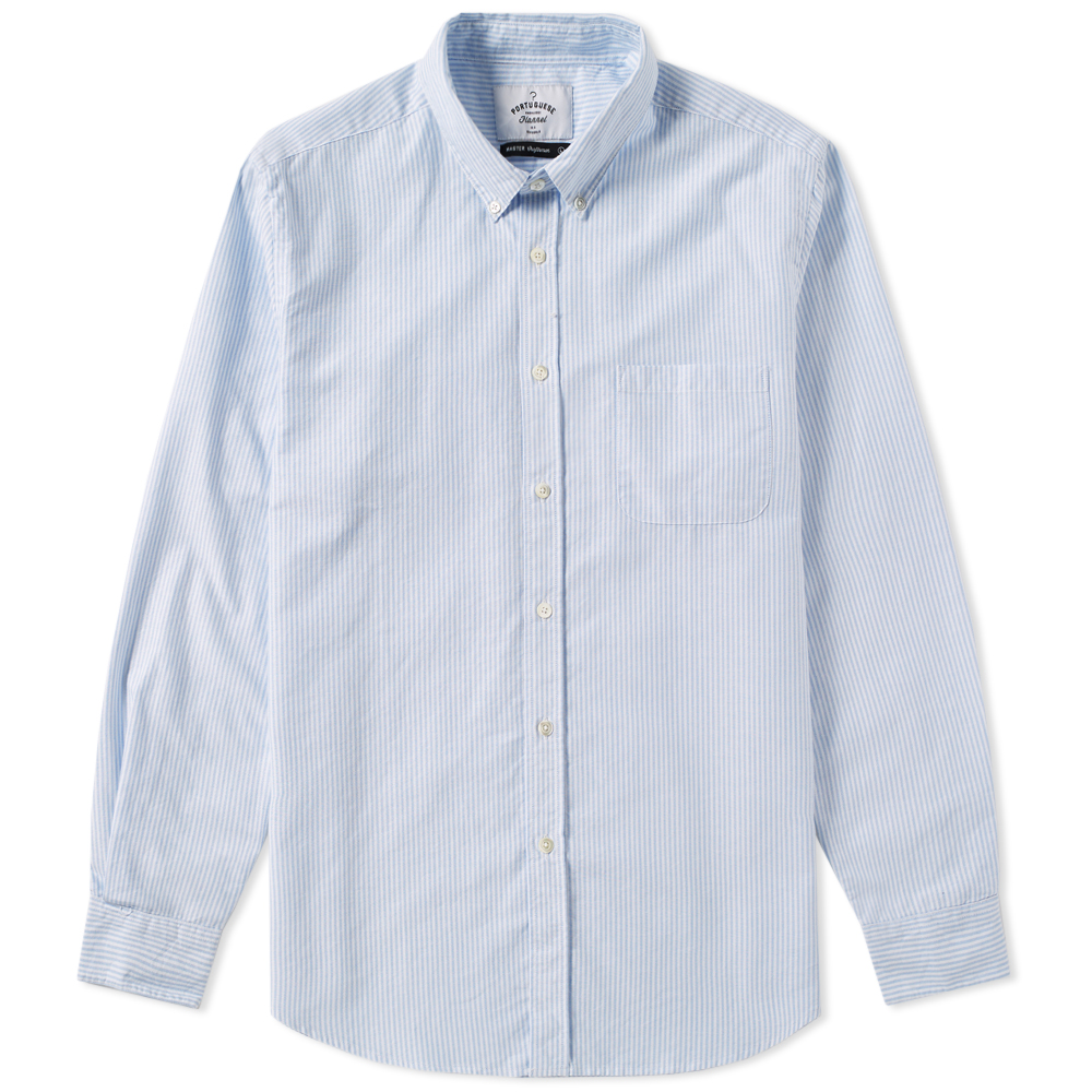 Portuguese Flannel Belavista Stripe Oxford Shirt Portuguese Flannel