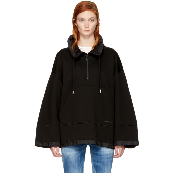 oversized half zip sweatshirt