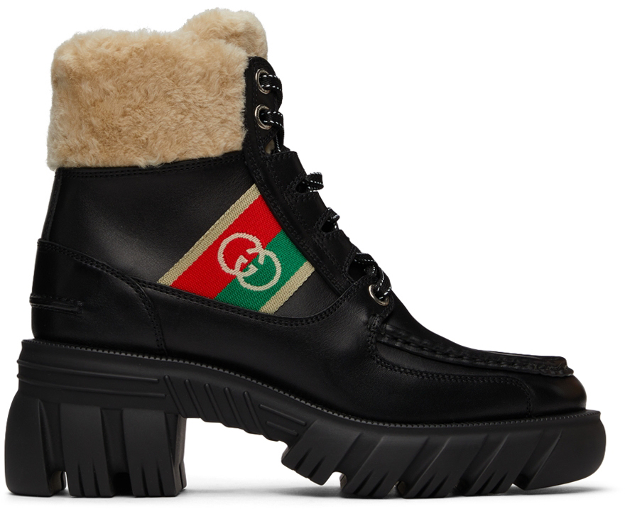 gucci stripe boots