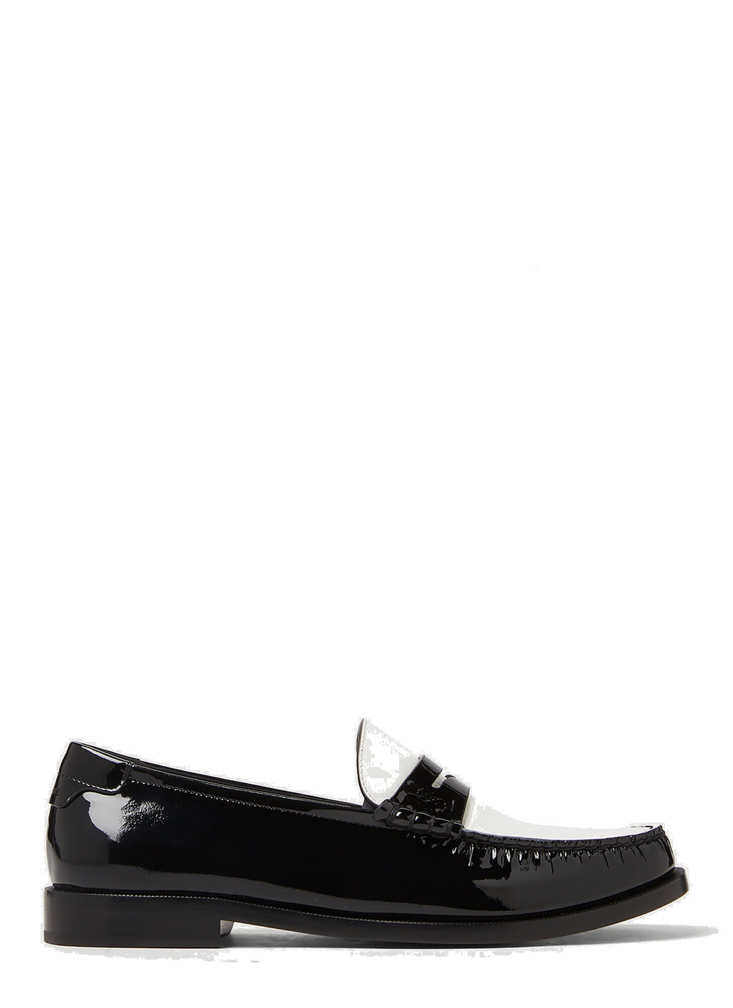 Photo: Colour Block Penny Loafers in Black