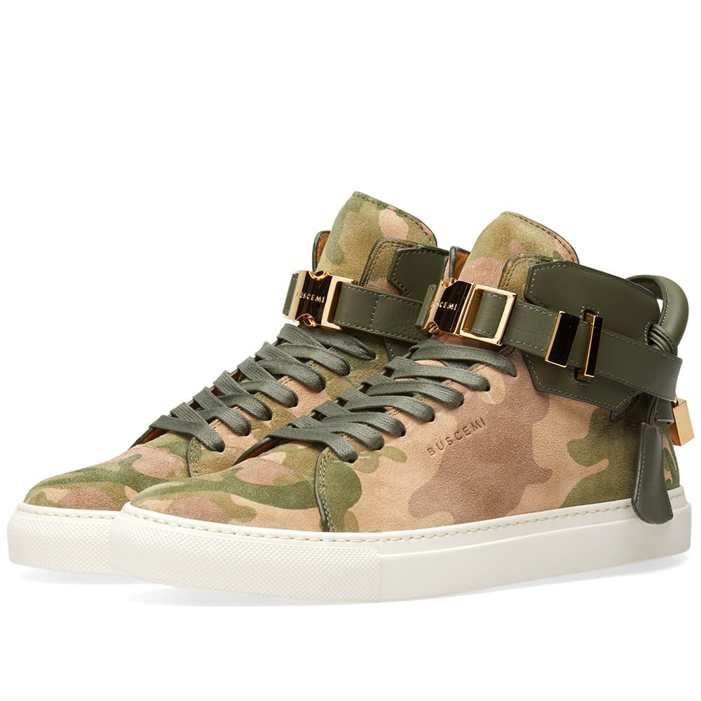 Buscemi 100MM Clip Sneaker Green Buscemi