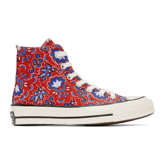 red paisley converse