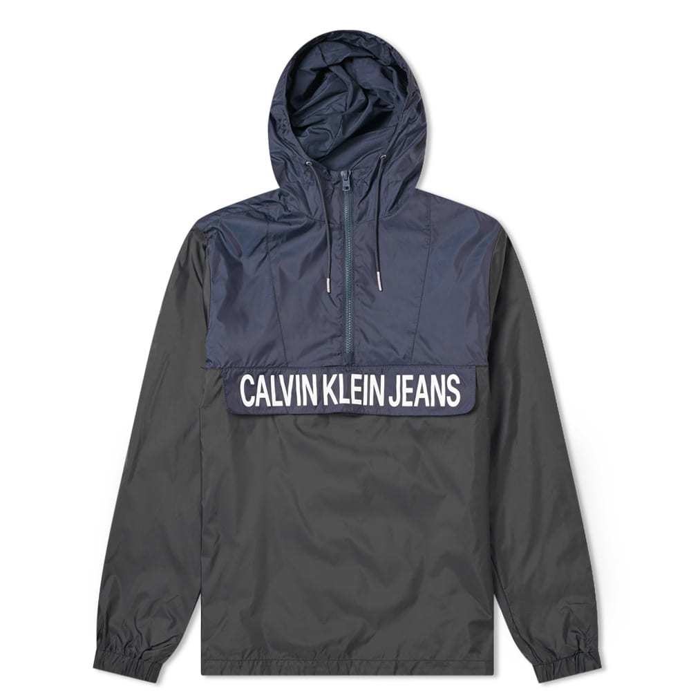 calvin klein side logo track jacket