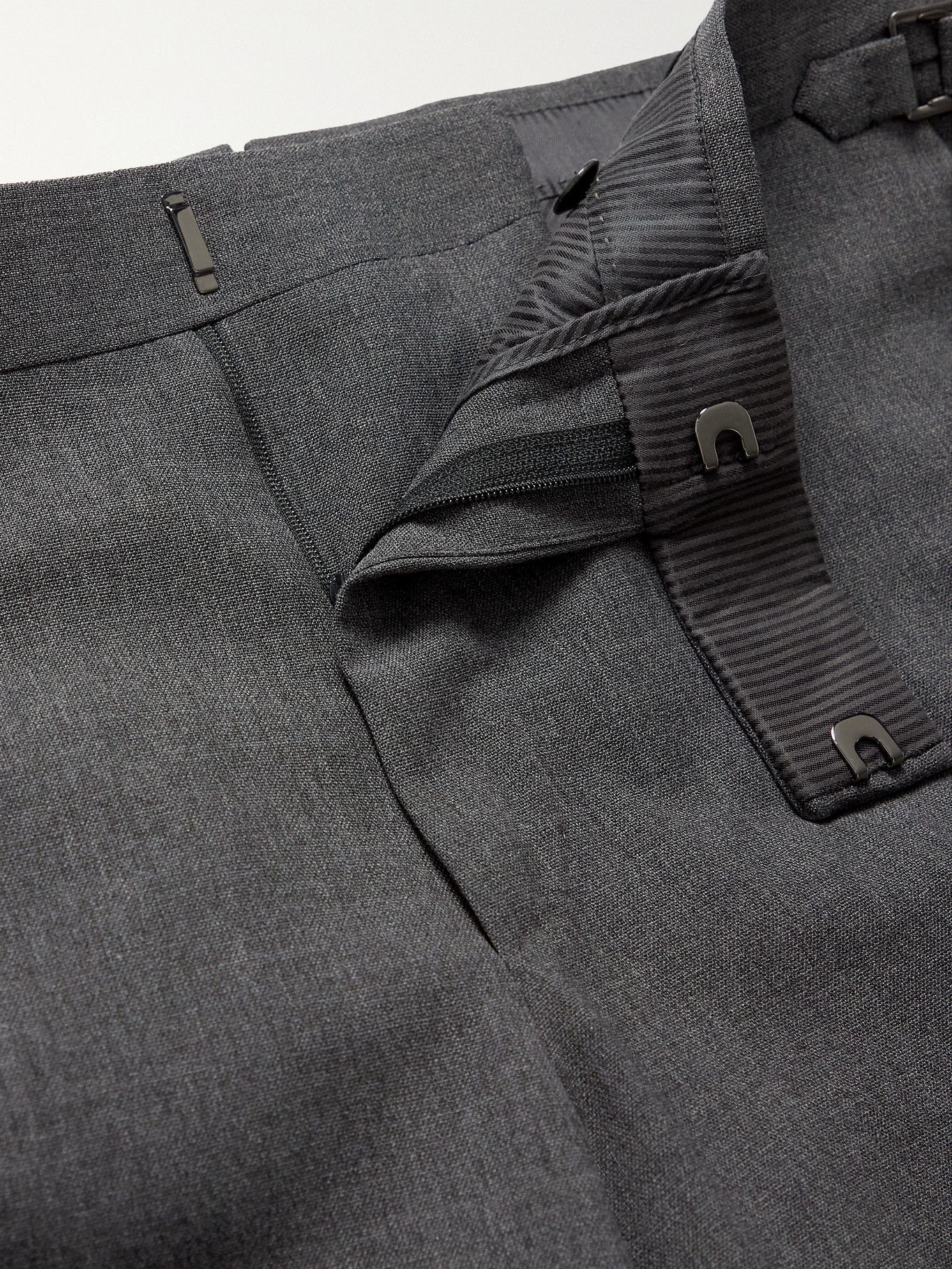 TOM FORD - O'Connor Slim-Fit Wool Suit Trousers - Gray TOM FORD