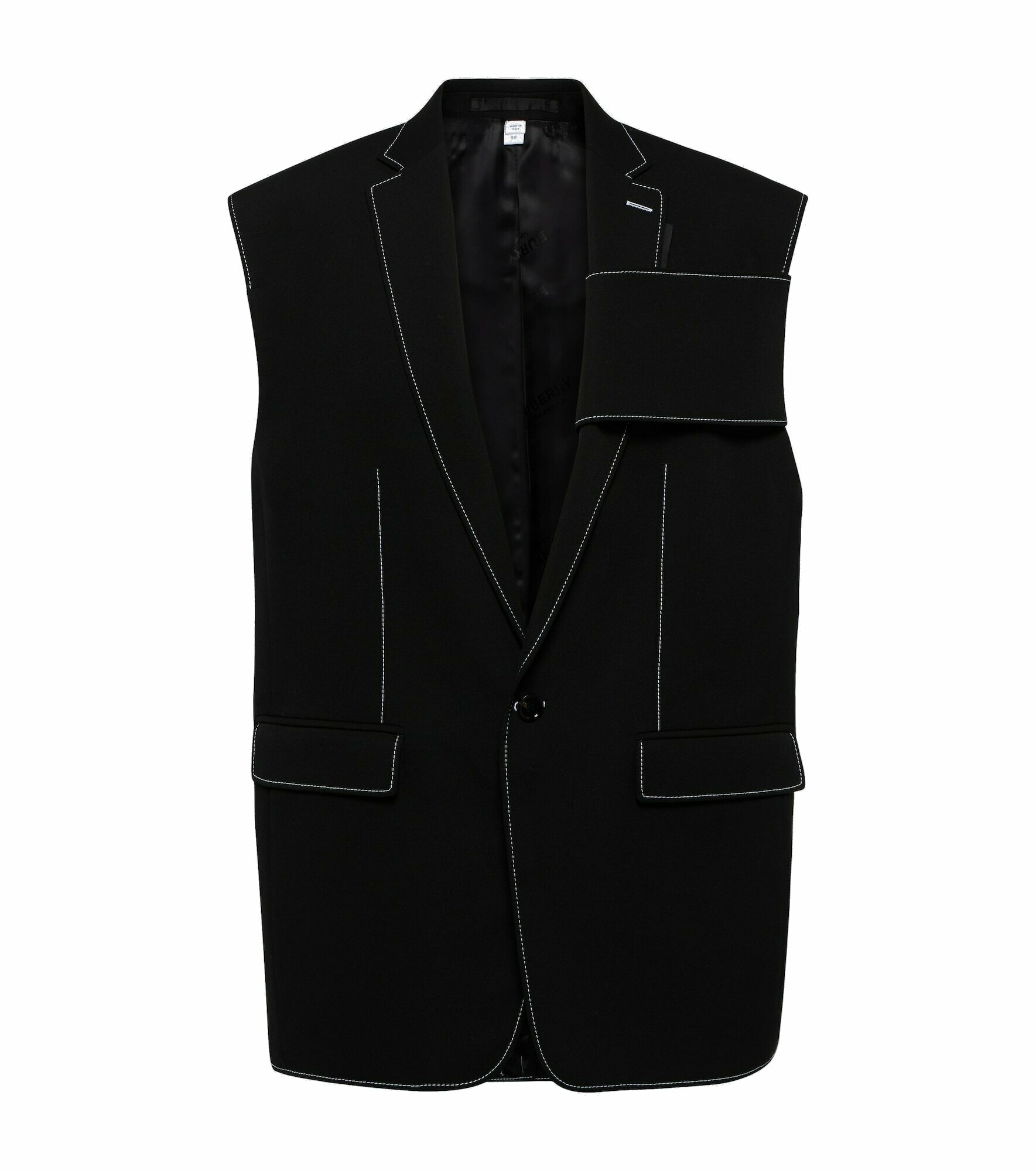 Burberry - Wool tailored vest Burberry