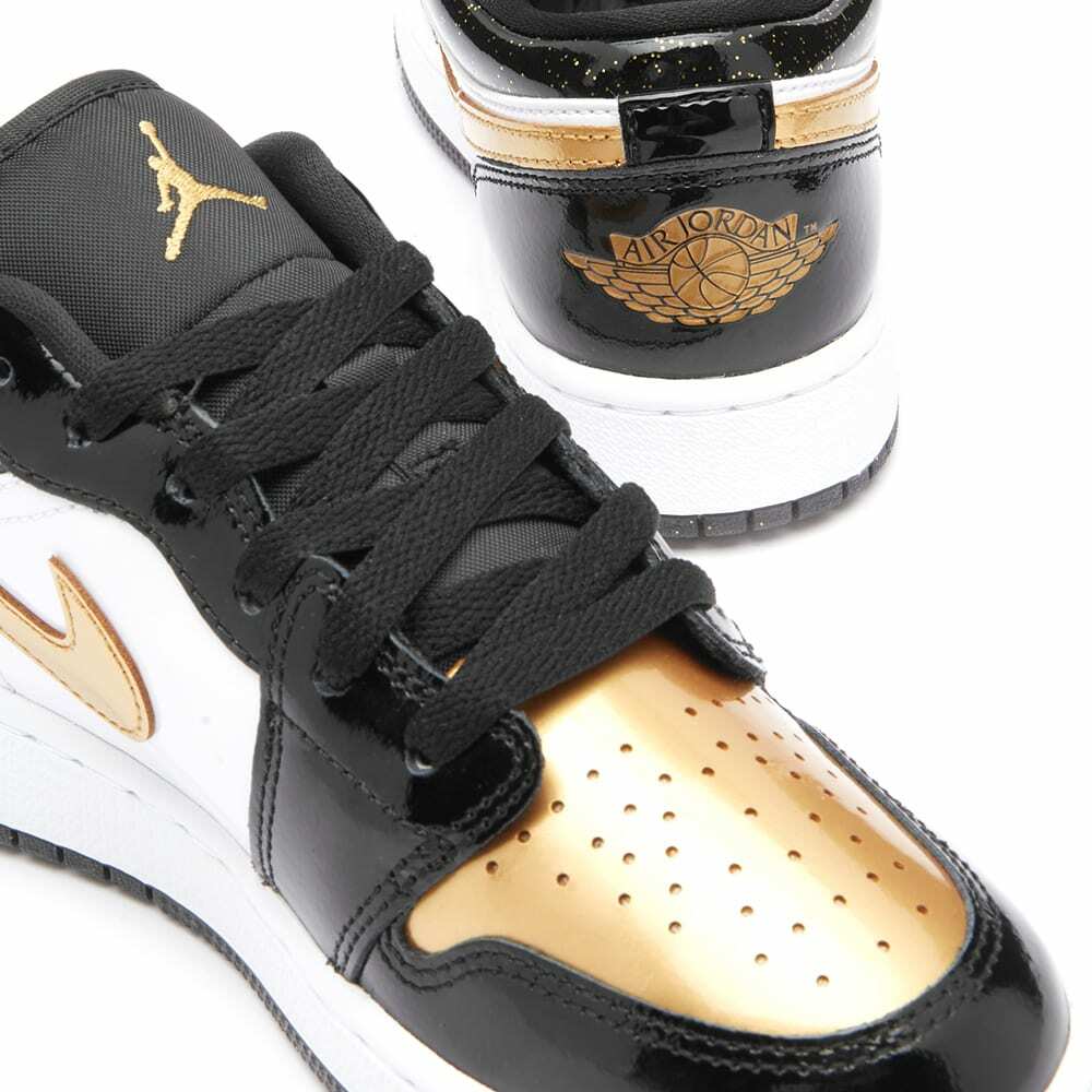 Air Jordan 1 Low SE CBR BG Sneakers in Black/Gold Nike Jordan Brand