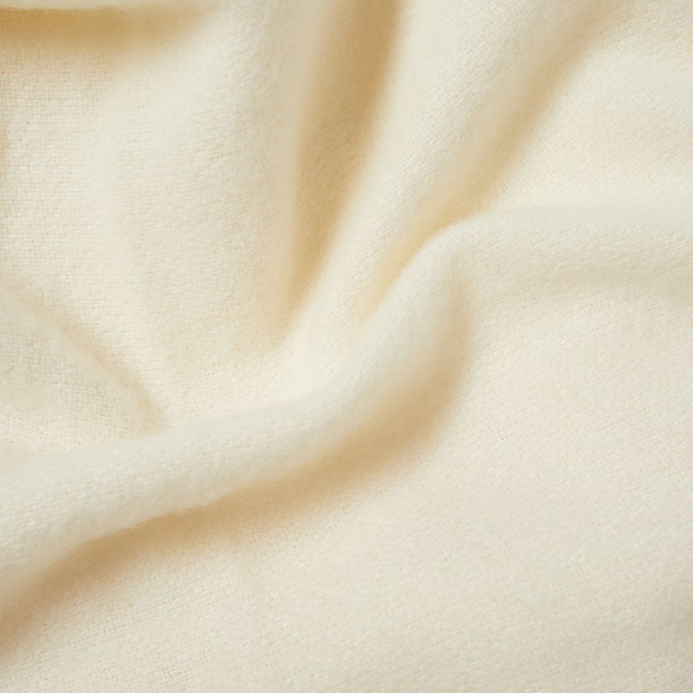 Tekla Fabrics Pure New Wool Blanket in Soft White Tekla Fabrics