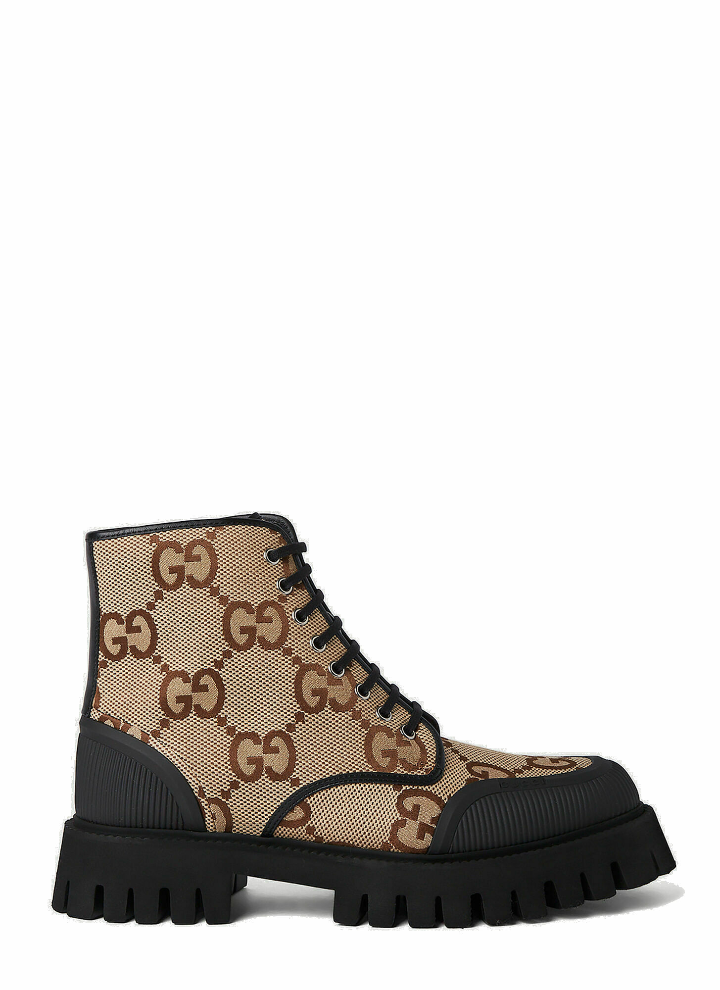 Macro GG Boots in Brown Gucci