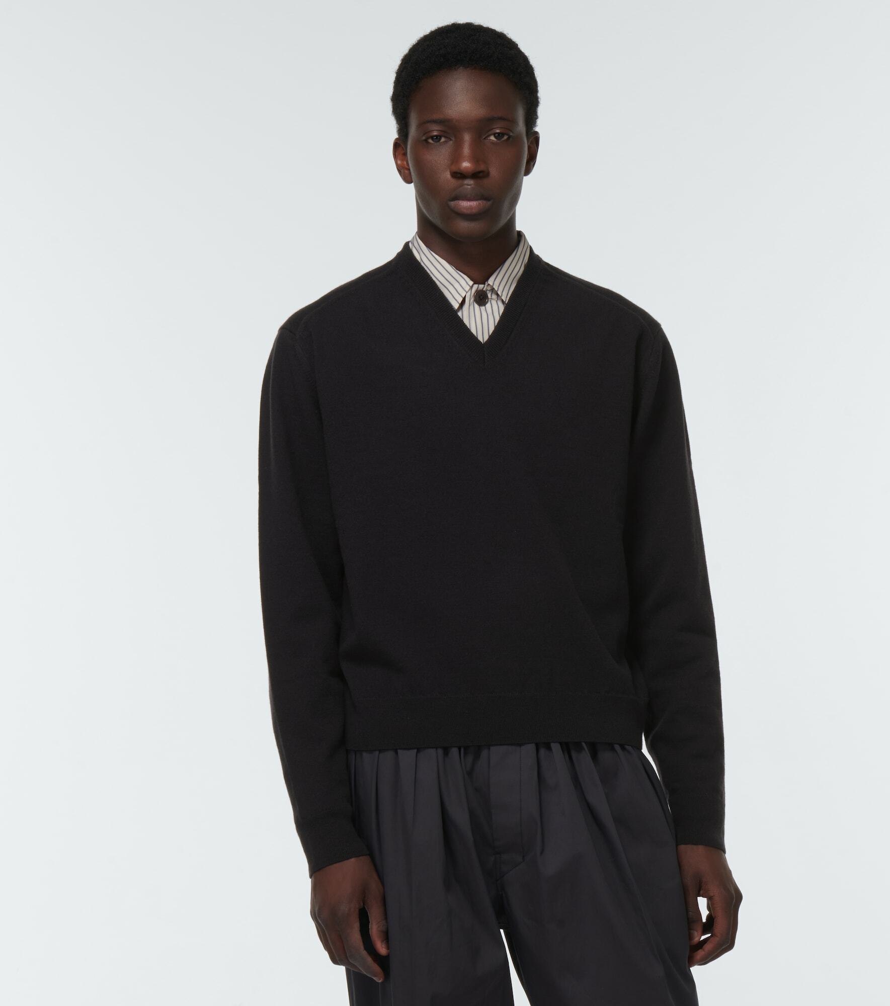 Lemaire - V-neck wool sweater Lemaire