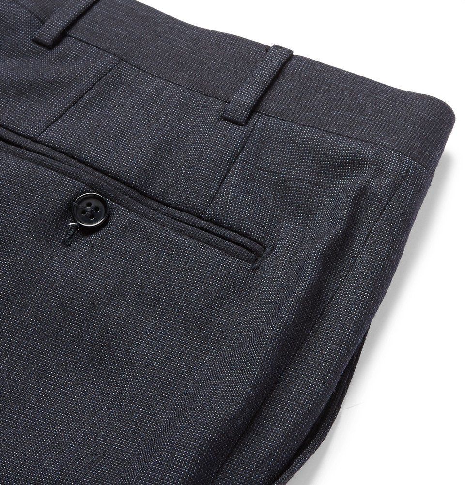 Canali - Blue Impeccabile Travel Slim-Fit Wool Suit Trousers - Men ...