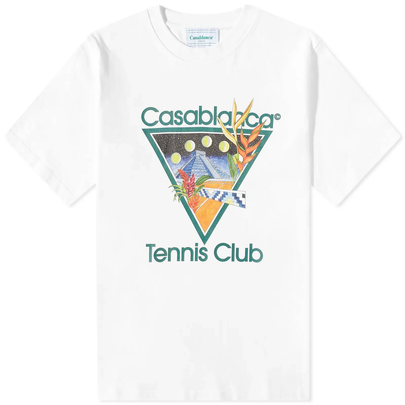 Casablanca Men's Tennis Club Icon Sweatshirt White