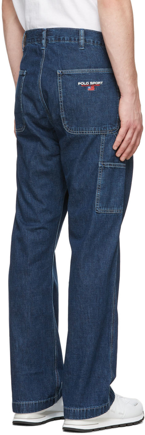 Polo Ralph Lauren Blue Denim Carpenter Pants