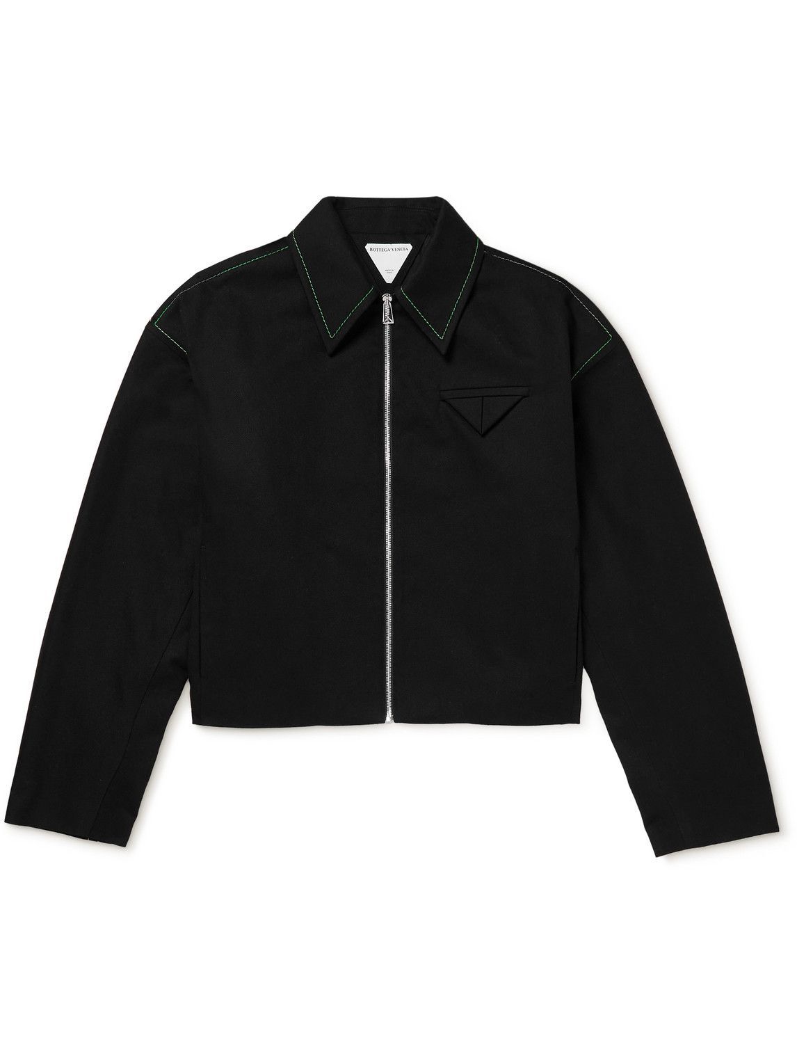 Bottega Veneta - Cotton-Twill Blouson Jacket - Black Bottega Veneta