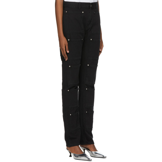 Lourdes Black Multi Pocket Jeans Lourdes