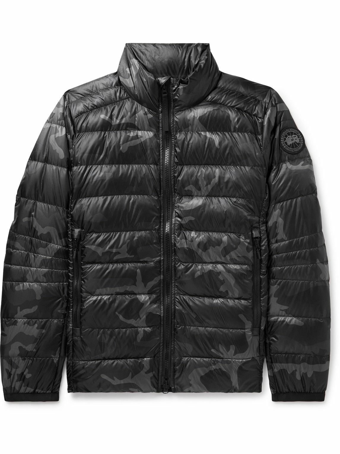Photo: Canada Goose - Crofton Slim-Fit Quilted Camouflage-Print Ripstop Down Jacket - Black