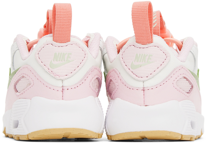 pink and white nike air