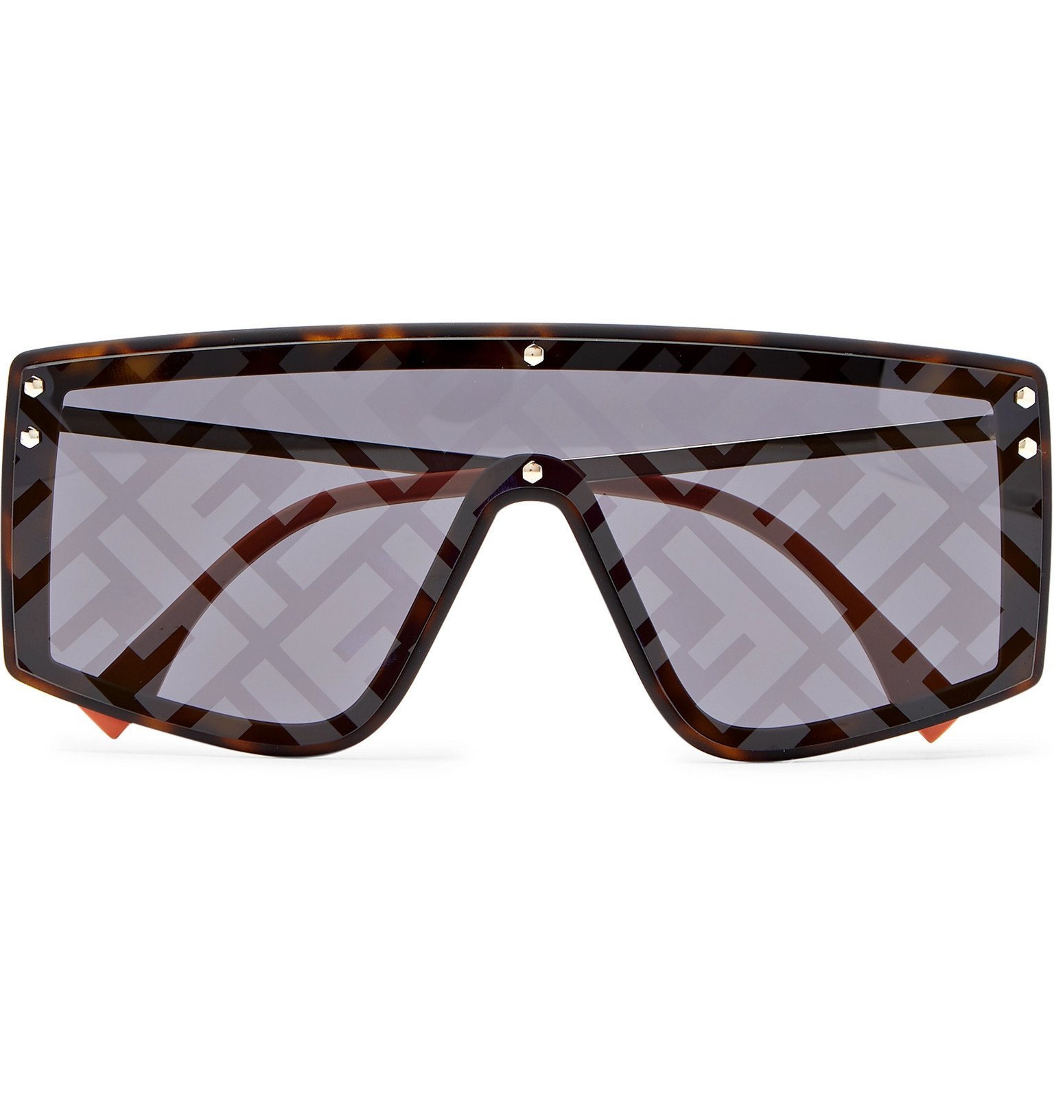 fendi logo frame sunglasses