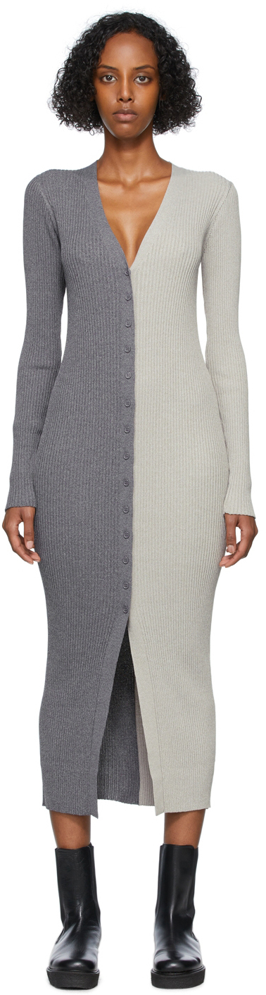 Staud Grey ☀ Taupe Shoko Sweater Dress ...