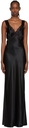 Reformation Black Chania Maxi dress