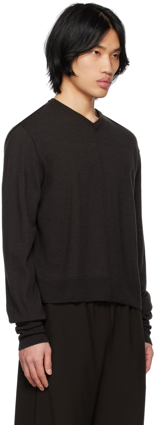 Birrot Gray Cutout Sweater