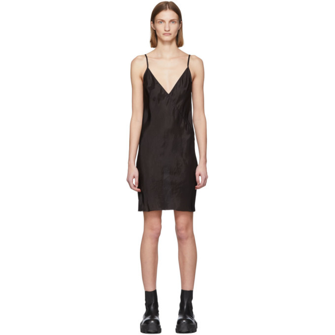 cupro slip dress