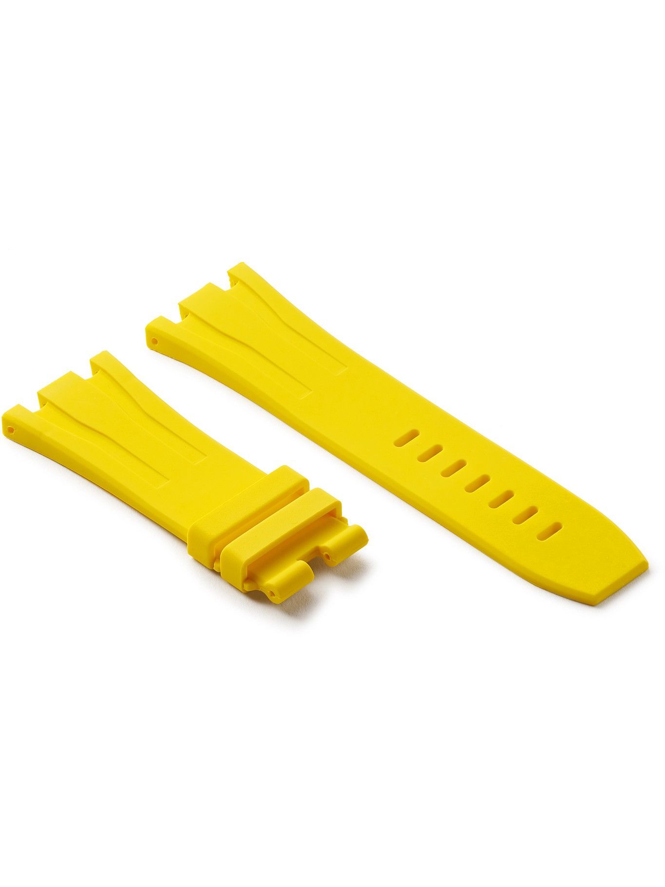 Horus Watch Straps 20mm Rubber Integrated Watch Strap Yellow