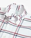 Brooks Brothers Men's Regent Regular-Fit Sport Shirt, Oxford Check | Burgundy