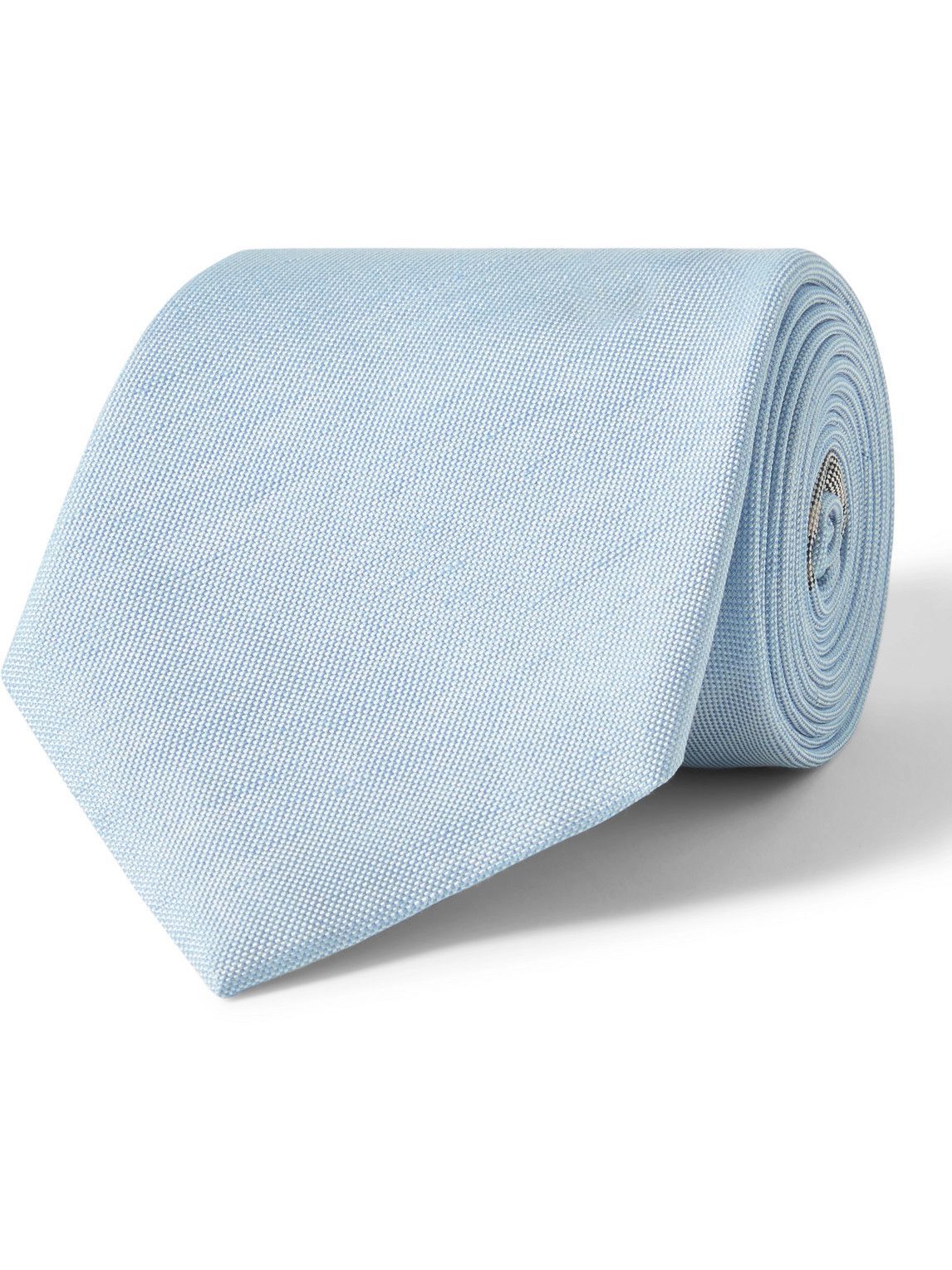 Brioni - 8cm Silk and Linen-Blend Tie Brioni