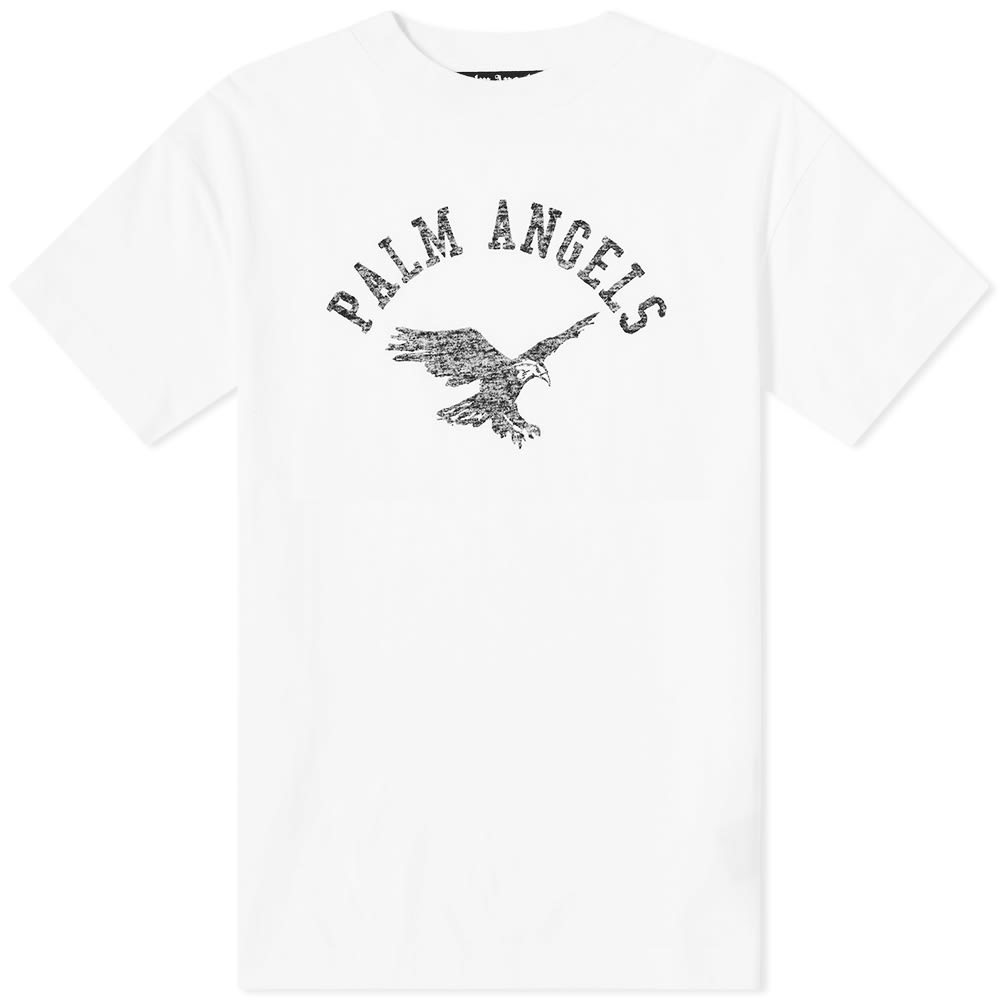 Palm Angels Collegiate Eagle Logo Tee Palm Angels