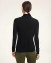 Brooks Brothers Women's Silk-Cashmere Shawl-Collar Sweater | Black
