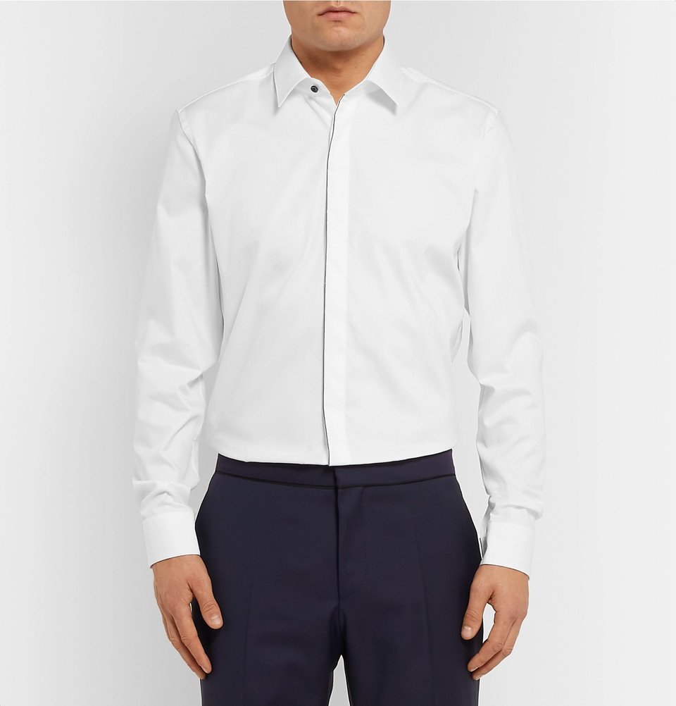 hugo boss tuxedo shirt slim fit