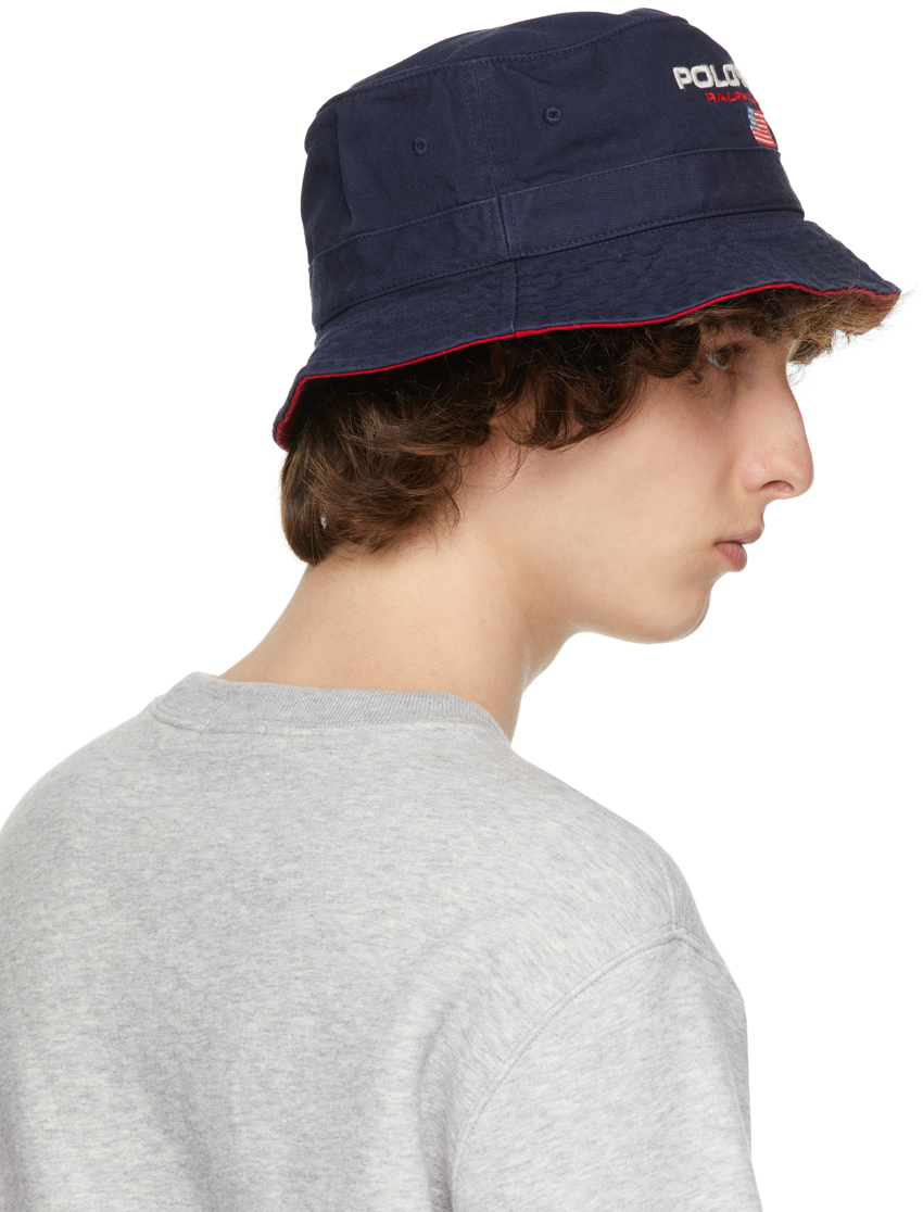 Polo Ralph Lauren Navy Loft Bucket Hat Polo Ralph Lauren