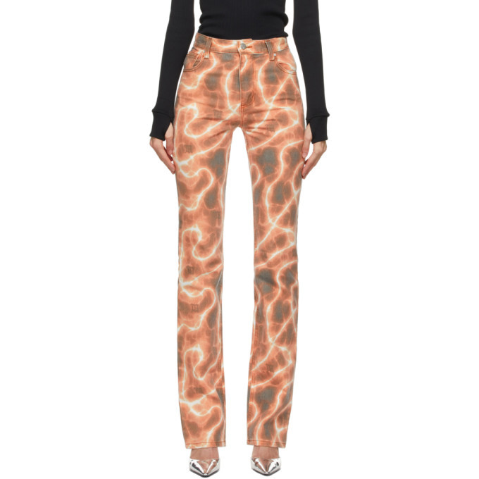 MISBHV Orange Barb Wire Jeans MISBHV