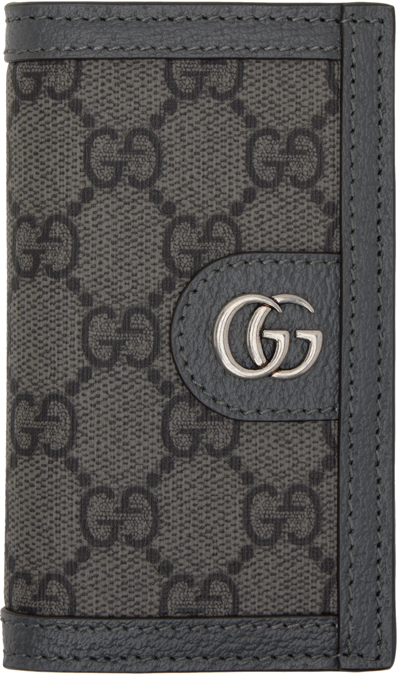 Gucci Gray Ophidia Card Holder Gucci