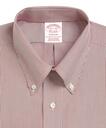 Brooks Brothers Men's Madison Relaxed-Fit Dress Shirt, Stripe | Red