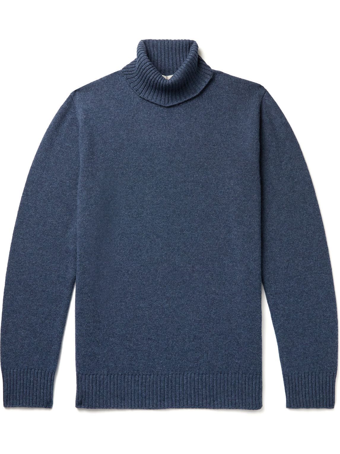 Altea - Cashmere Rollneck Sweater - Blue Altea