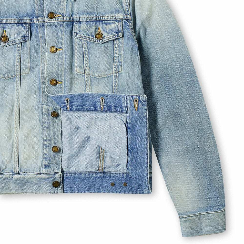 Saint Laurent Men's Classic Denim Jacket in Sky Blue Saint Laurent