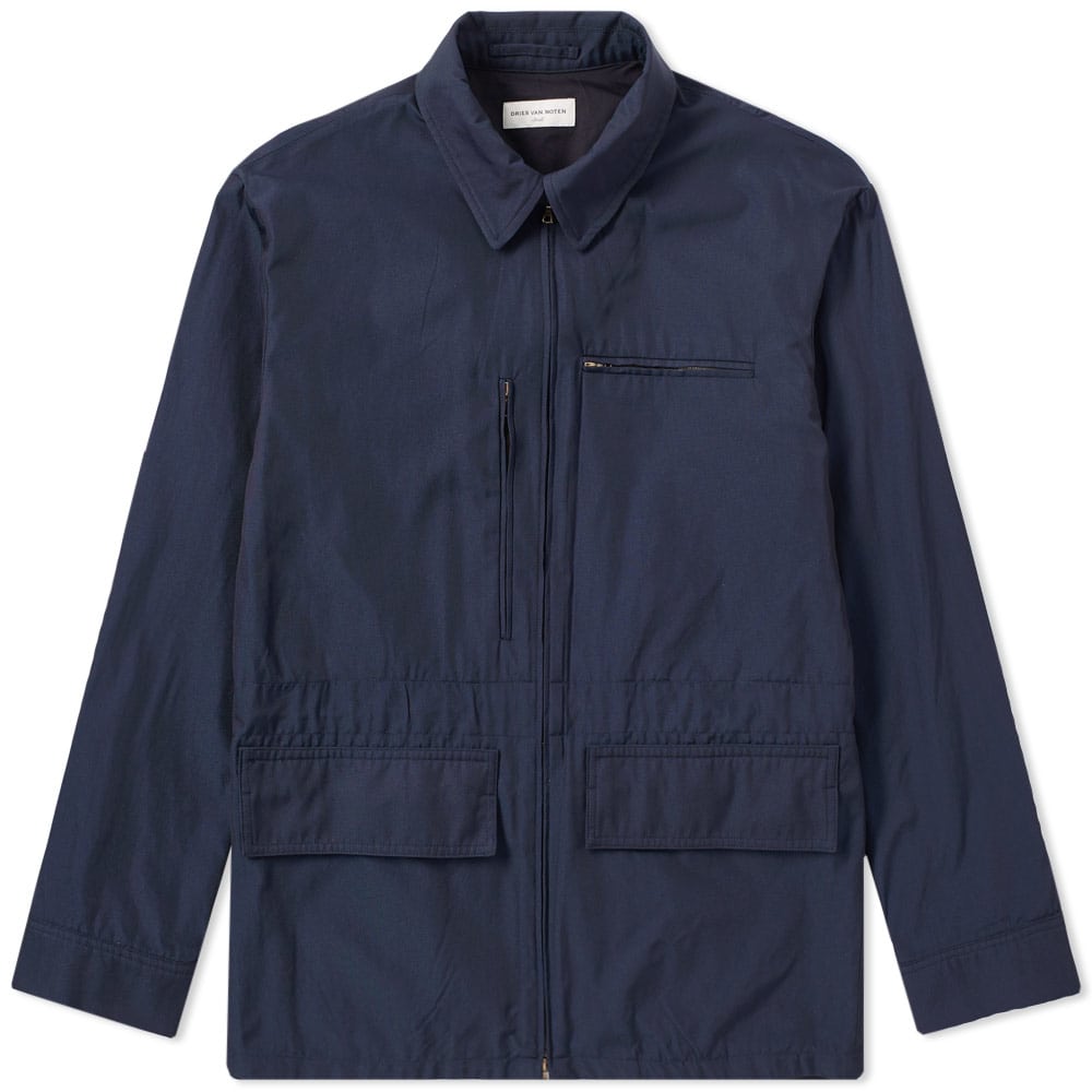 Dries Van Noten Classic Chore Jacket Blue Dries Van Noten