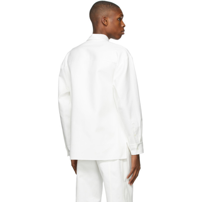 Valentino White Twill Shirt Valentino