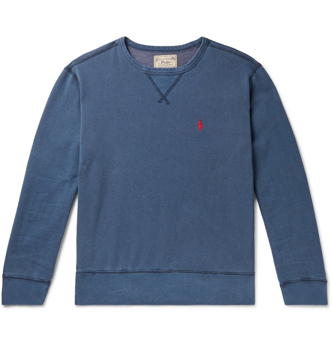 Polo Ralph Lauren - Garment-Dyed Fleece-Back Cotton-Blend Jersey 