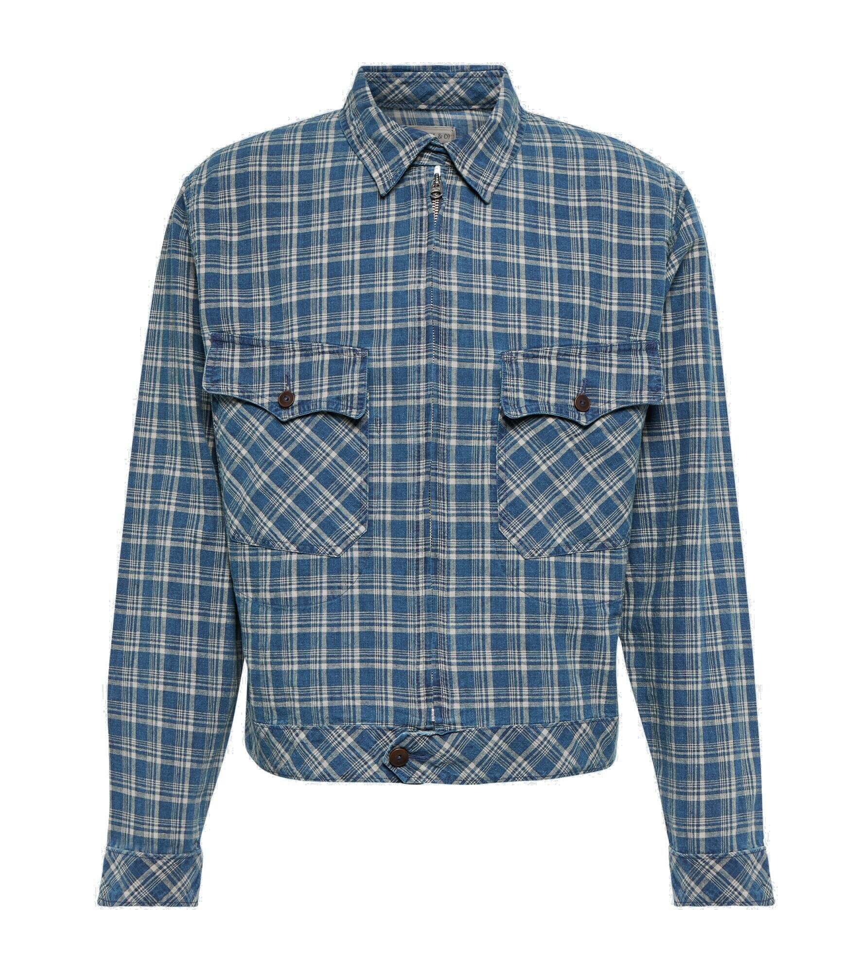 RRL - Shorewood cotton and linen overshirt RRL