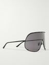 Rick Owens - Shield Aviator-Style Acetate Sunglasses